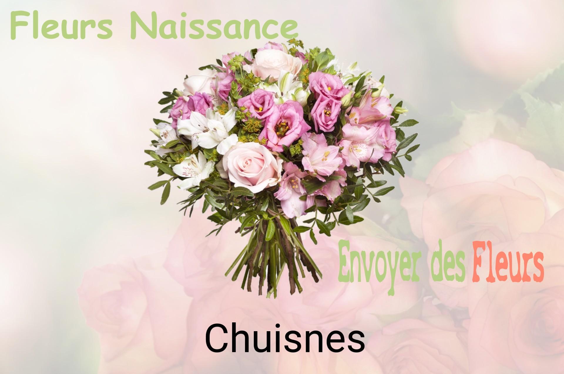 Bouquet de fleurs de naissance livré à Chuisnes